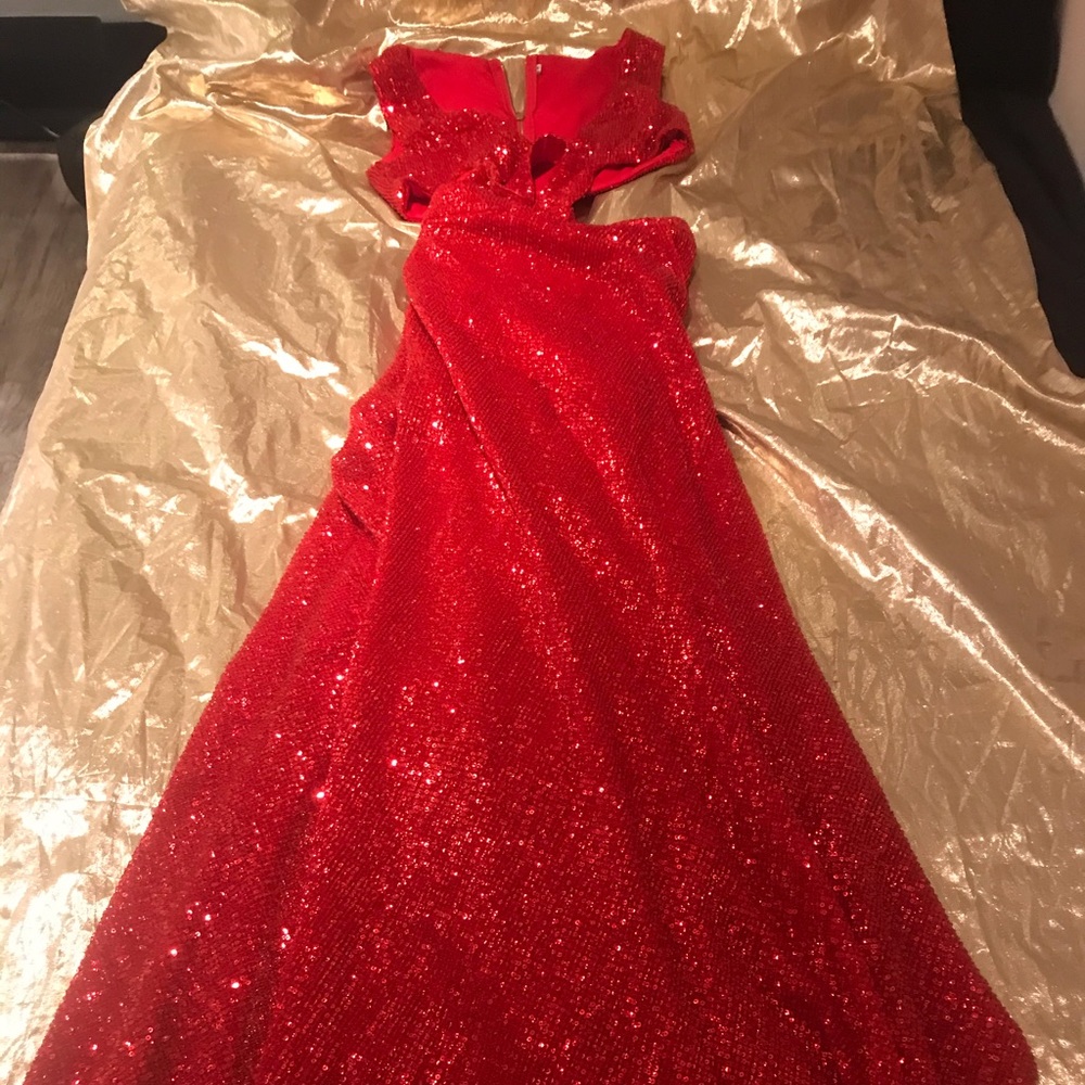 Red dress